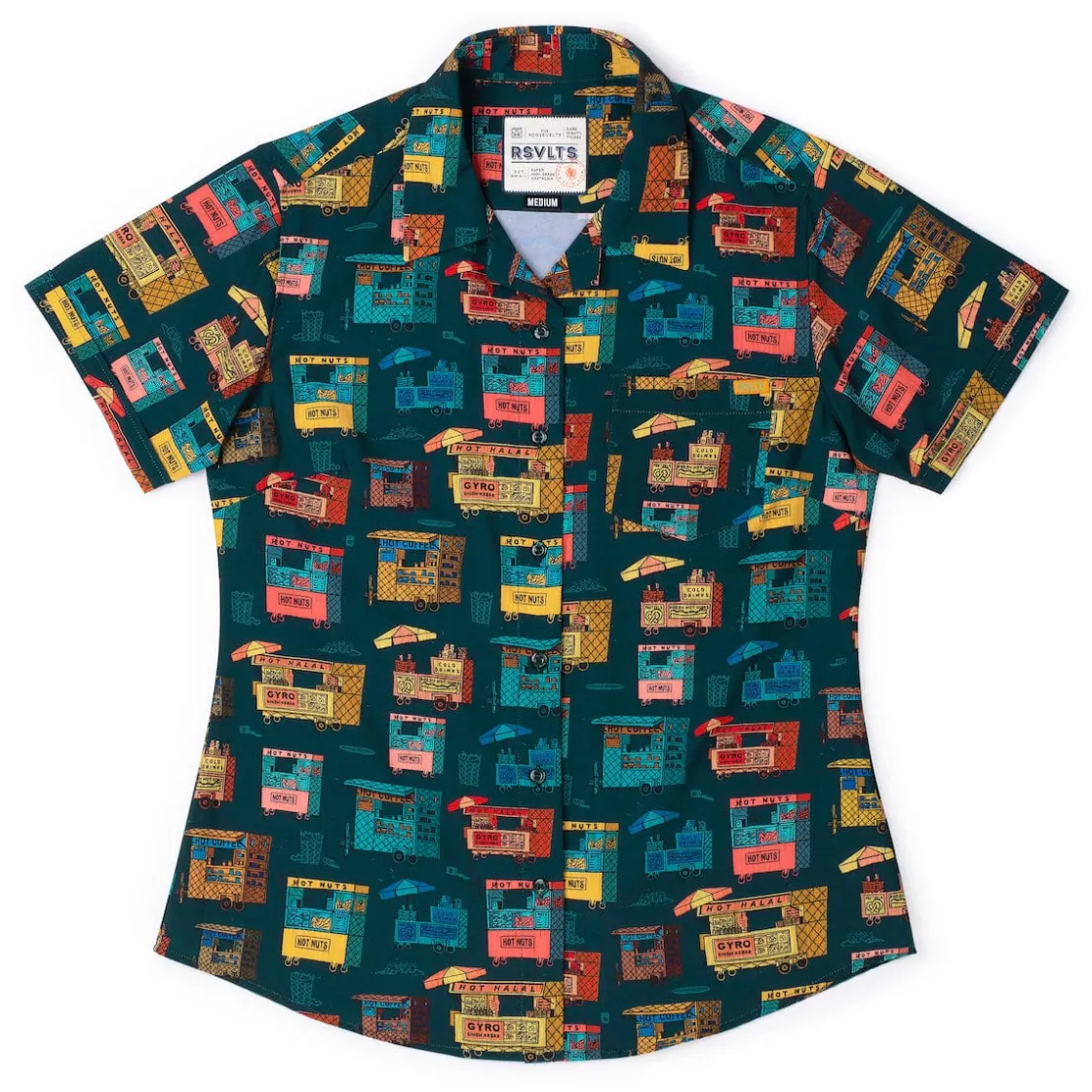 Short Sleeve Shirts|Rsvlts|RSVLTS A La Cart – Women's KUNUFLEX Short Sleeve Shirt