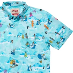 Adventure Time|Warner Bros.|Adventure Time "All Hail the Ice King" – KUNUFLEX Short Sleeve Shirt