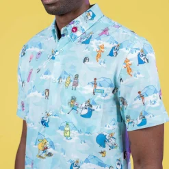 Adventure Time|Warner Bros.|Adventure Time "All Hail the Ice King" – KUNUFLEX Short Sleeve Shirt