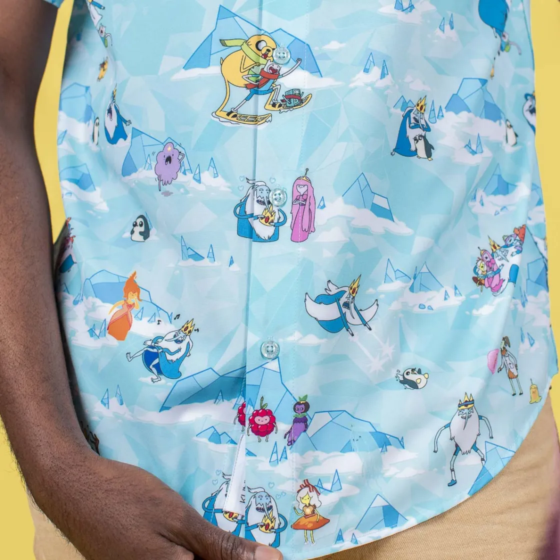 Adventure Time|Warner Bros.|Adventure Time "All Hail the Ice King" – KUNUFLEX Short Sleeve Shirt