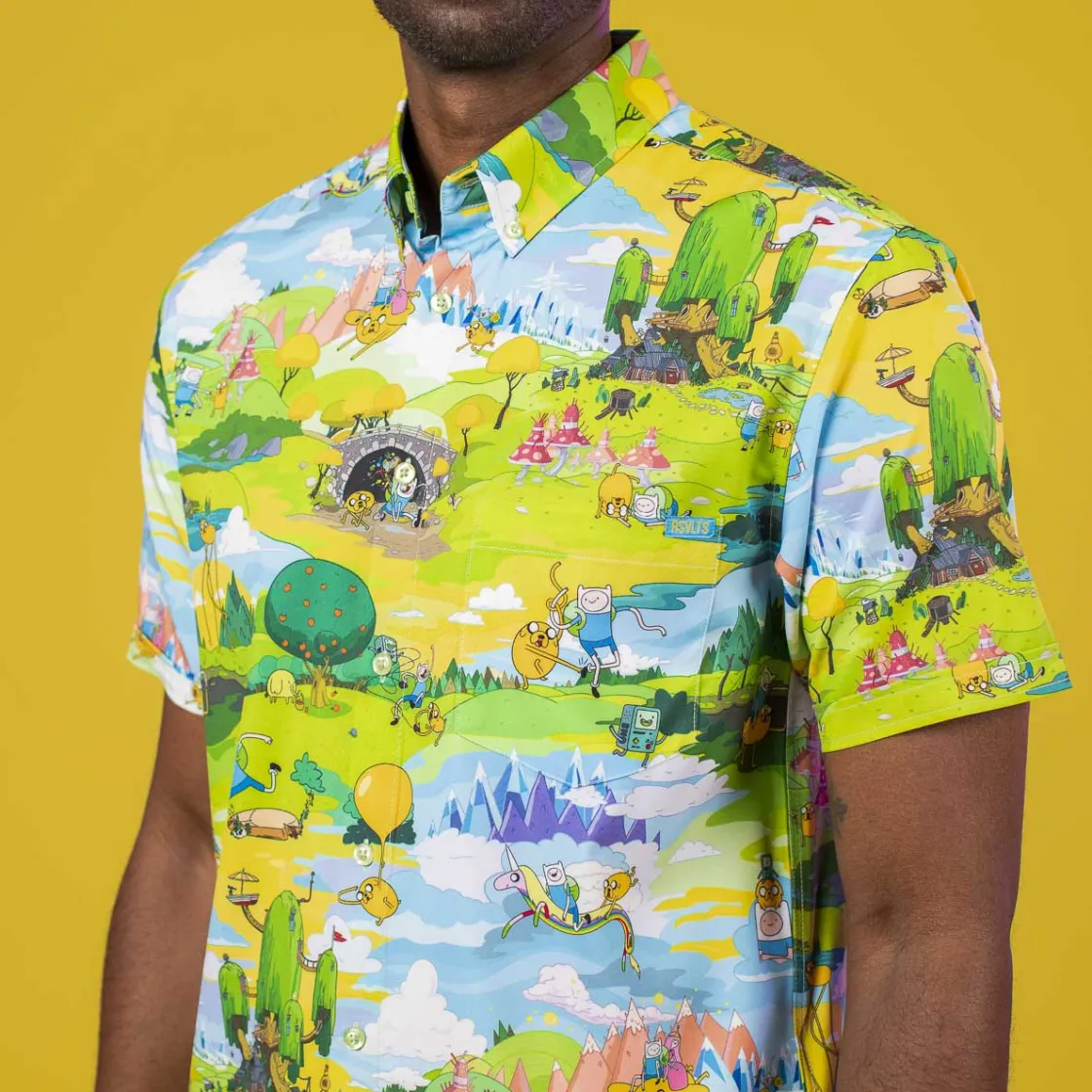 Warner Bros.|Warner Bros.|Adventure Time "Come Along with Me" – KUNUFLEX Short Sleeve Shirt
