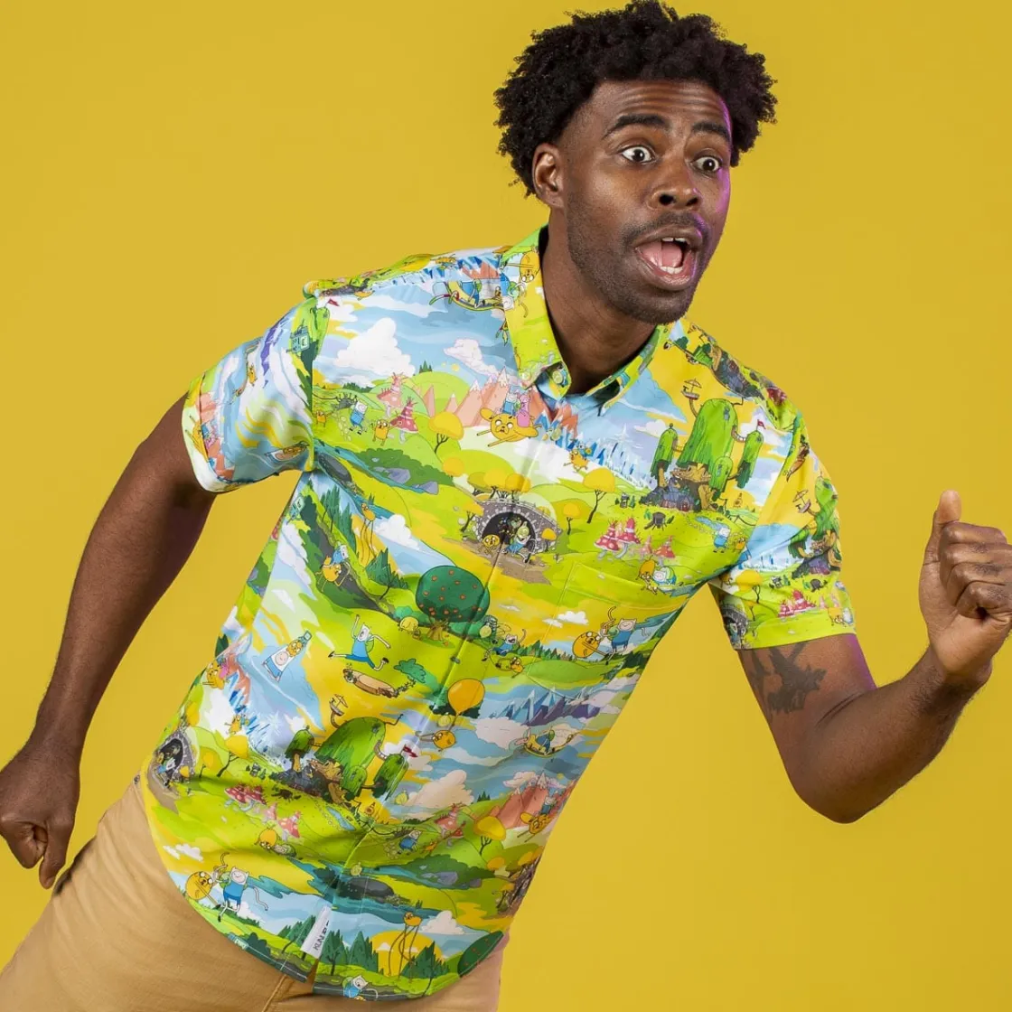 Warner Bros.|Warner Bros.|Adventure Time "Come Along with Me" – KUNUFLEX Short Sleeve Shirt
