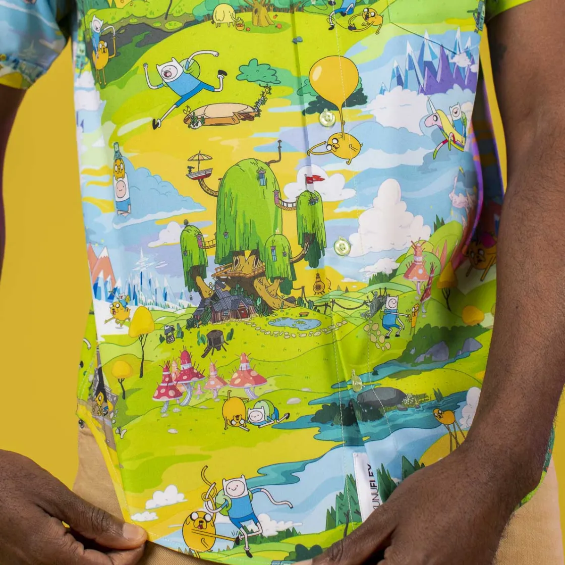 Warner Bros.|Warner Bros.|Adventure Time "Come Along with Me" – KUNUFLEX Short Sleeve Shirt