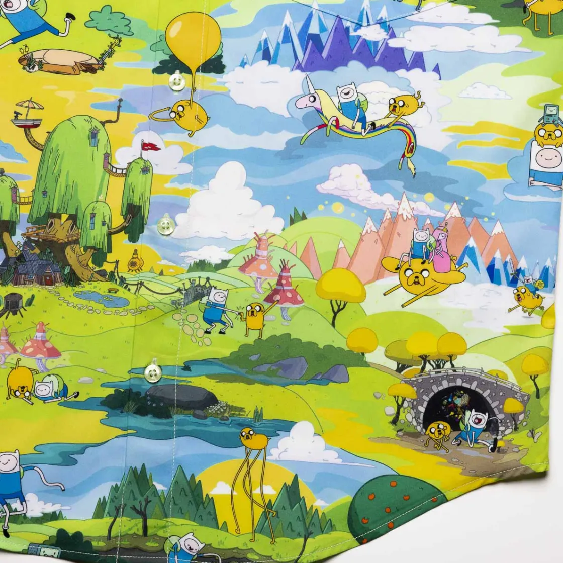 Warner Bros.|Warner Bros.|Adventure Time "Come Along with Me" – KUNUFLEX Short Sleeve Shirt