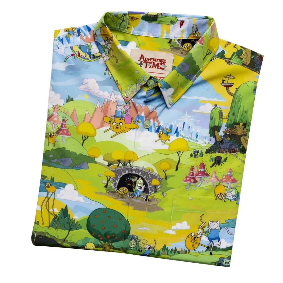 Warner Bros.|Warner Bros.|Adventure Time "Come Along with Me" – KUNUFLEX Short Sleeve Shirt
