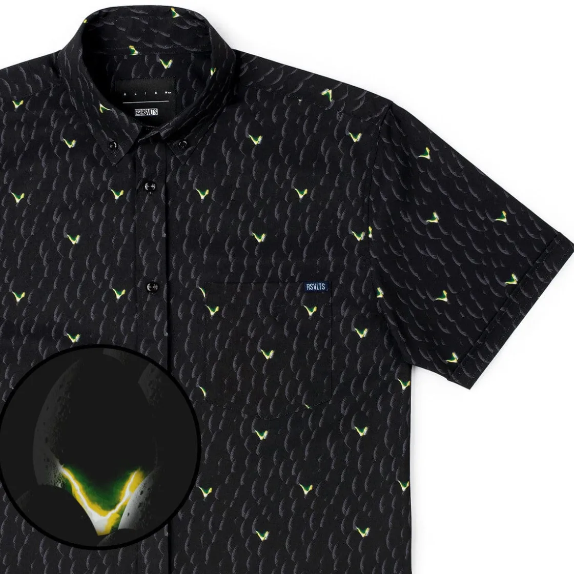 Alien|Short Sleeves|Alien "Hatching Horrors" – KUNUFLEX Short Sleeve Shirt