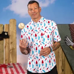Short Sleeve Shirts|Americana|RSVLTS America Pops & Freedom – KUNUFLEX Short Sleeve Shirt (Legends Edition)