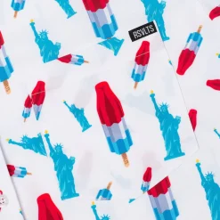 Short Sleeve Shirts|Americana|RSVLTS America Pops & Freedom – KUNUFLEX Short Sleeve Shirt (Legends Edition)