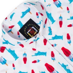Short Sleeve Shirts|Americana|RSVLTS America Pops & Freedom – KUNUFLEX Short Sleeve Shirt (Legends Edition)