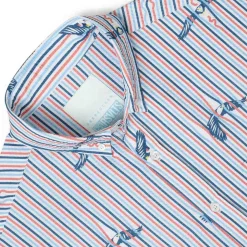 Short Sleeve Shirts|Americana|RSVLTS America's Got Talons – Stretch Seersucker Short Sleeve Shirt