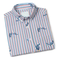 Short Sleeve Shirts|Americana|RSVLTS America's Got Talons – Stretch Seersucker Short Sleeve Shirt