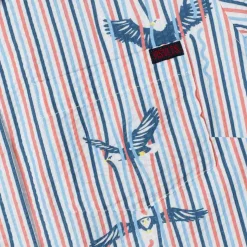 Short Sleeve Shirts|Americana|RSVLTS America's Got Talons – Women's Stretch Seersucker Short Sleeve Shirt