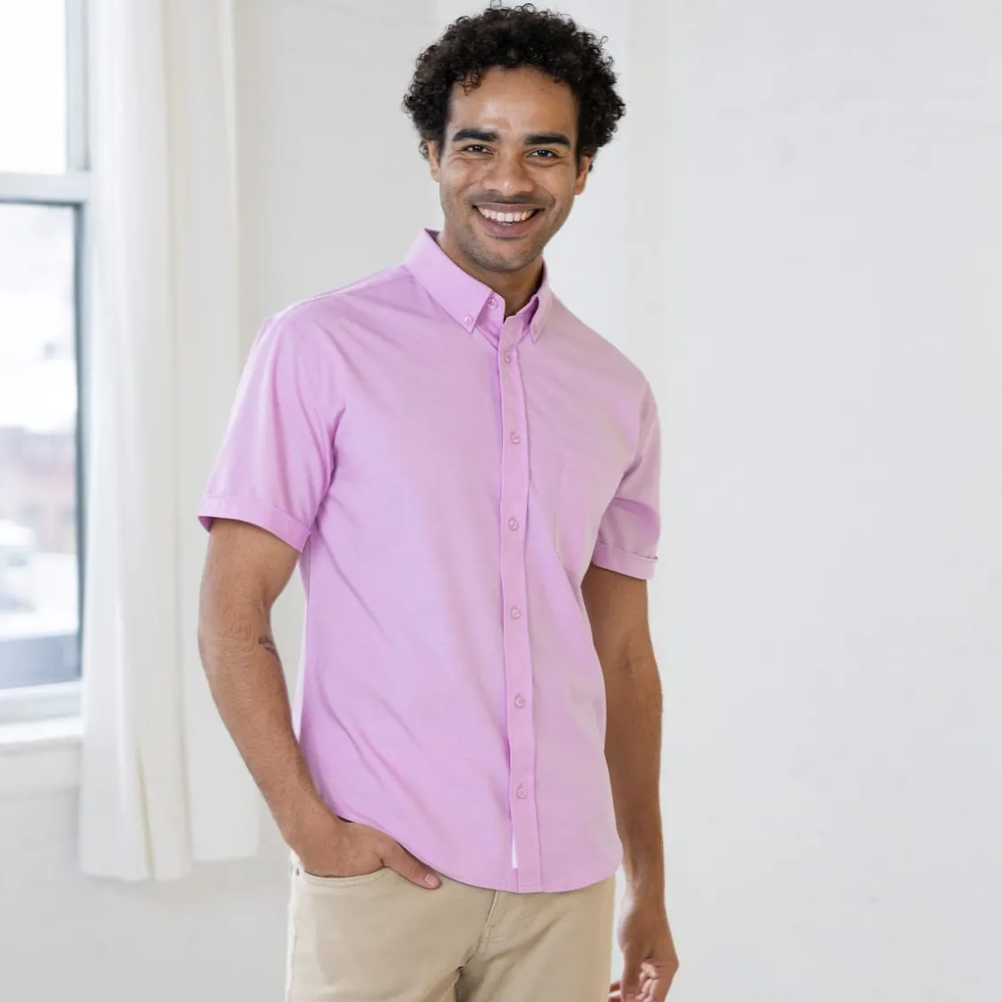 Short Sleeve Shirts|Short Sleeves|RSVLTS Amethyst Death Ray – KUNUFLEX Short Sleeve Shirt
