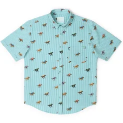Short Sleeve Shirts|Seersucker|RSVLTS And They're Off! – Stretch Seersucker Short Sleeve Shirt