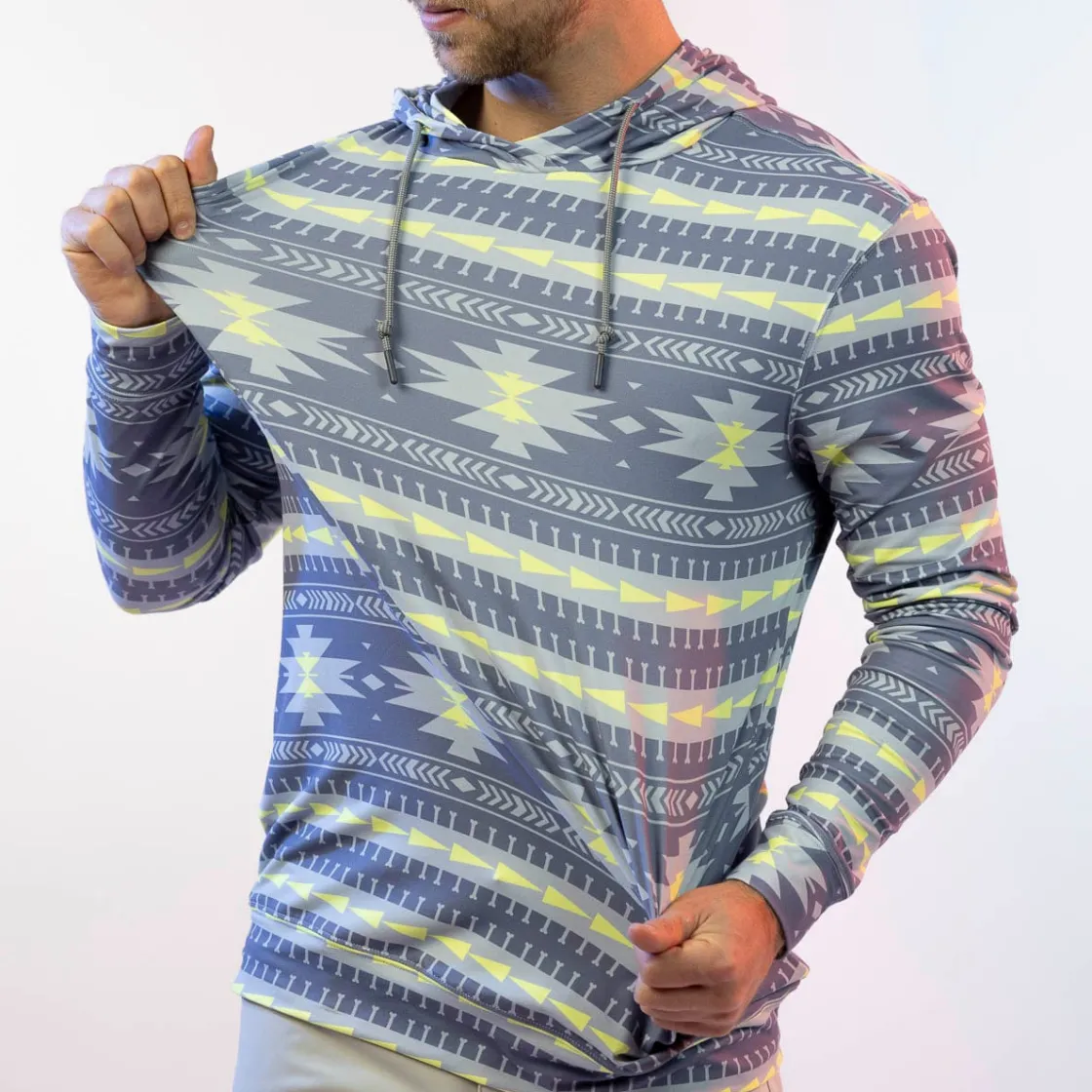 Performance Hoodies|Outerwear|RSVLTS Aztec Gray – Performance Hoodie