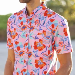 Short Sleeve Shirts|Short Sleeves|RSVLTS Back to the Fuchsia – KUNUFLEX Short Sleeve Shirt