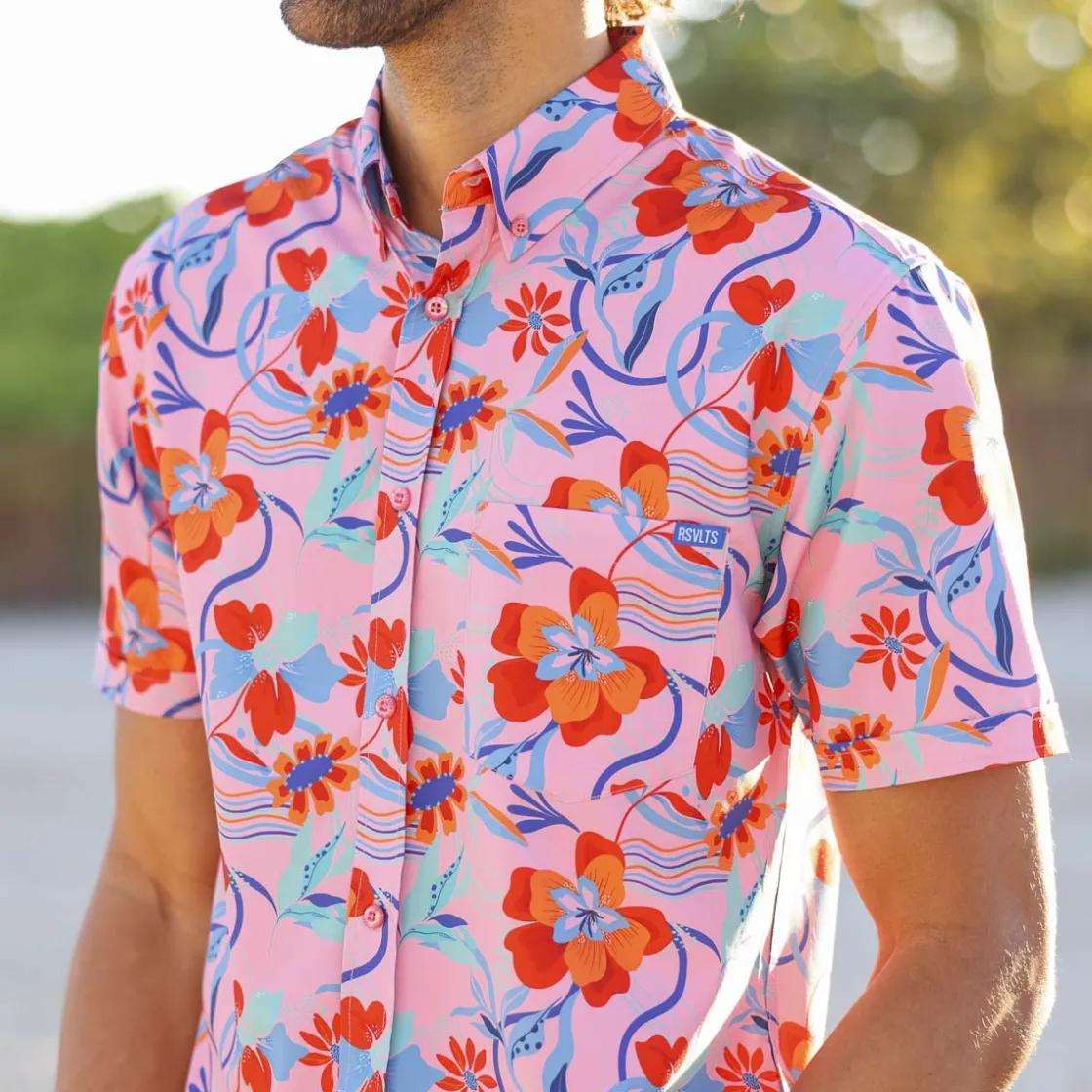 Short Sleeve Shirts|Short Sleeves|RSVLTS Back to the Fuchsia – KUNUFLEX Short Sleeve Shirt