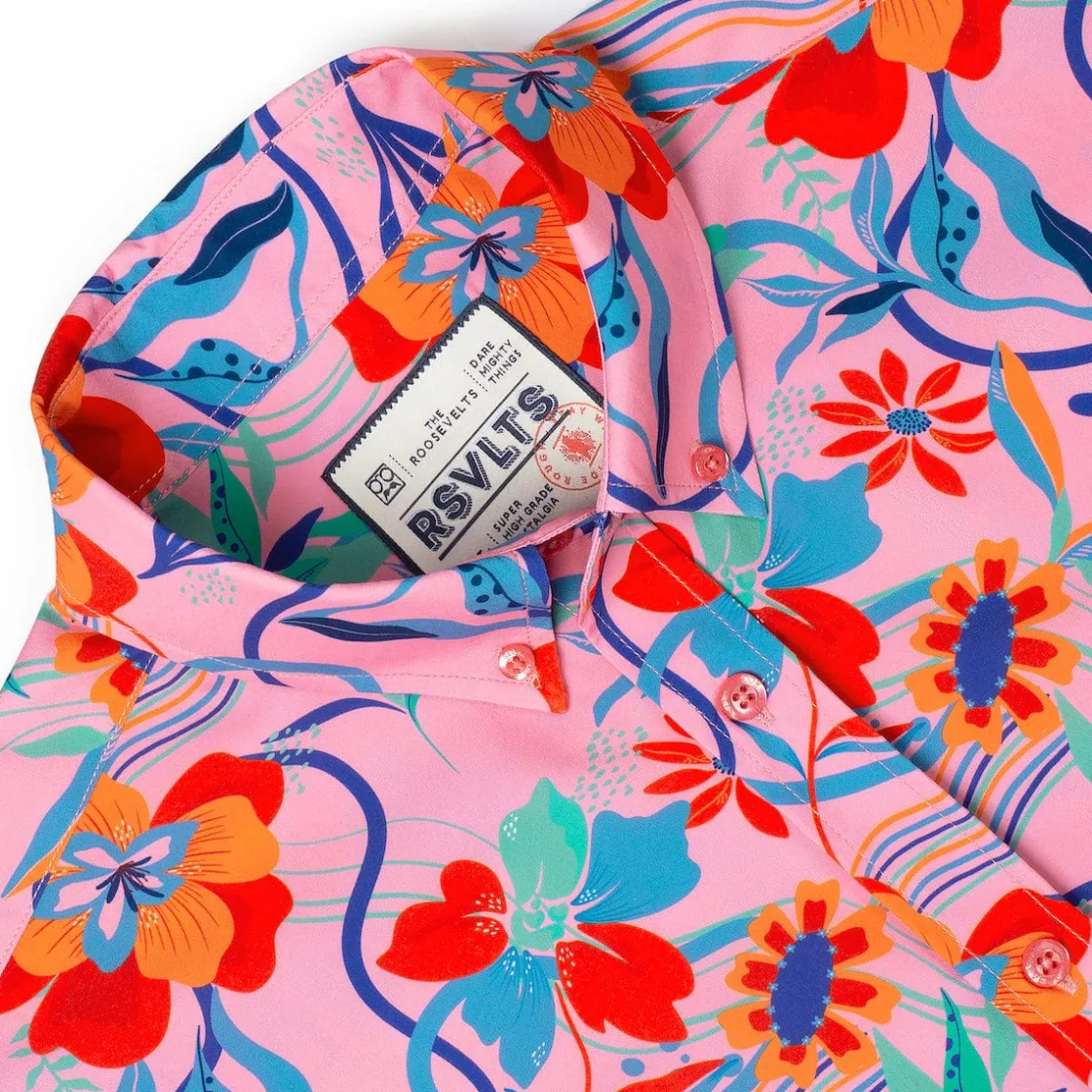 Short Sleeve Shirts|Short Sleeves|RSVLTS Back to the Fuchsia – KUNUFLEX Short Sleeve Shirt