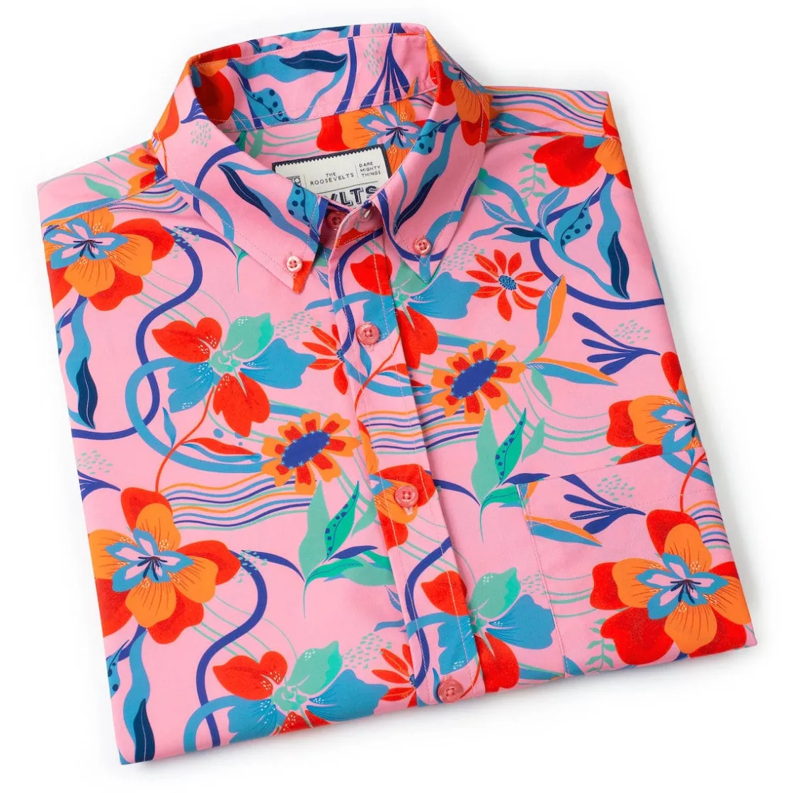 Short Sleeve Shirts|Short Sleeves|RSVLTS Back to the Fuchsia – KUNUFLEX Short Sleeve Shirt