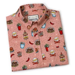 Short Sleeve Shirts|Short Sleeves|RSVLTS Bacon, Ink, and Cheese – KUNUFLEX Short Sleeve Shirt