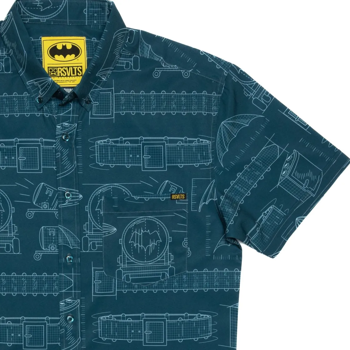 Paging Mr. Morrow|Dc|Batman "Batprints" – KUNUFLEX Short Sleeve Shirt