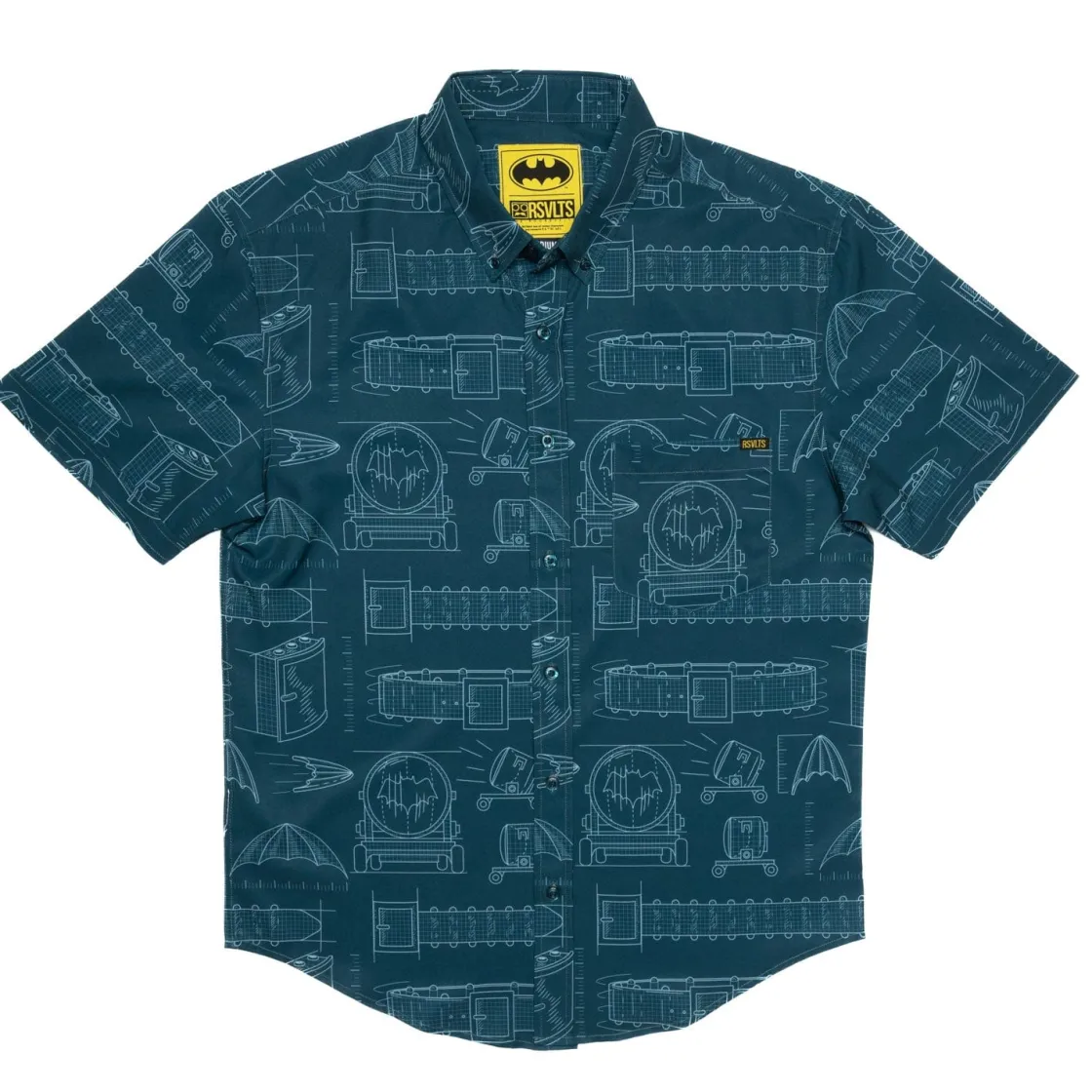 Paging Mr. Morrow|Dc|Batman "Batprints" – KUNUFLEX Short Sleeve Shirt