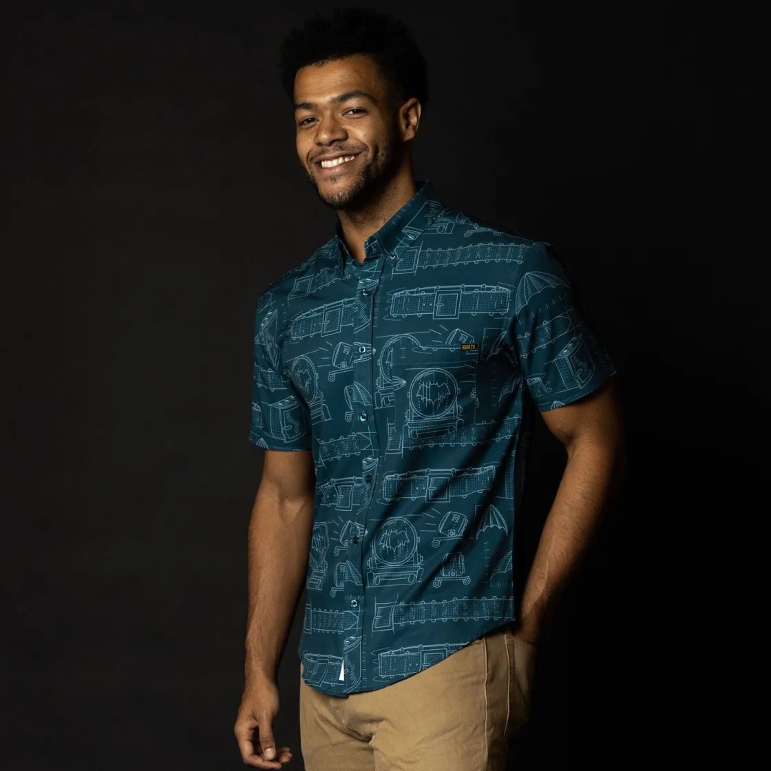 Paging Mr. Morrow|Dc|Batman "Batprints" – KUNUFLEX Short Sleeve Shirt