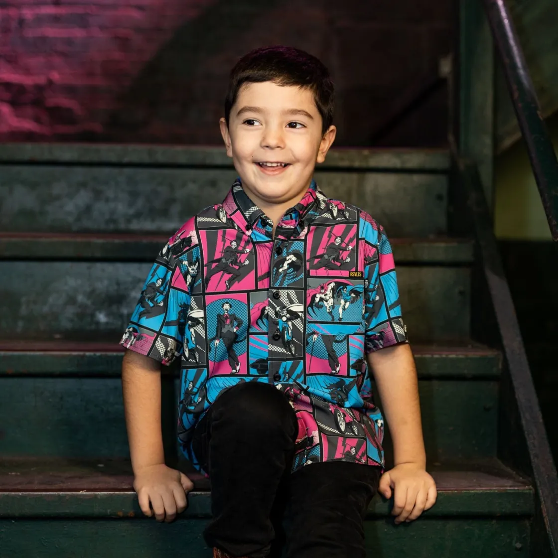 Dc|Batman|Batman "Funny Papers" – Youth KUNUFLEX Short Sleeve Shirt