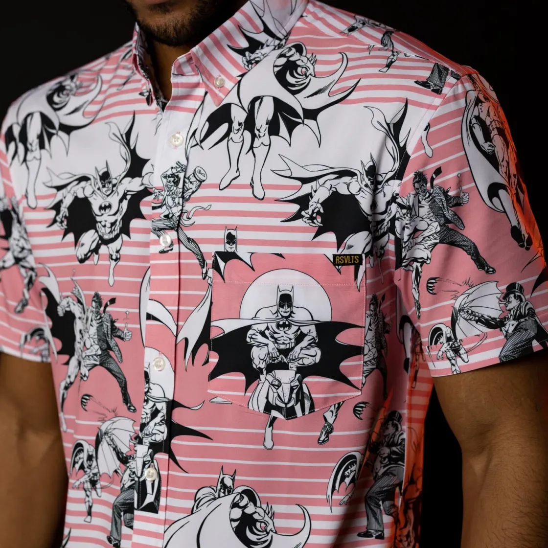 Paging Mr. Morrow|Dc|Batman "Sundown On Gotham City™" – KUNUFLEX Short Sleeve Shirt