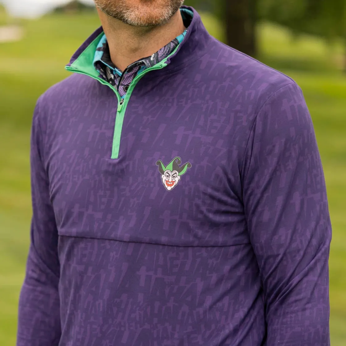 Quarter Zips|Greatest Hits|Batman ™ 85th Anniversary "Clownin' a Round" – Quarter Zip