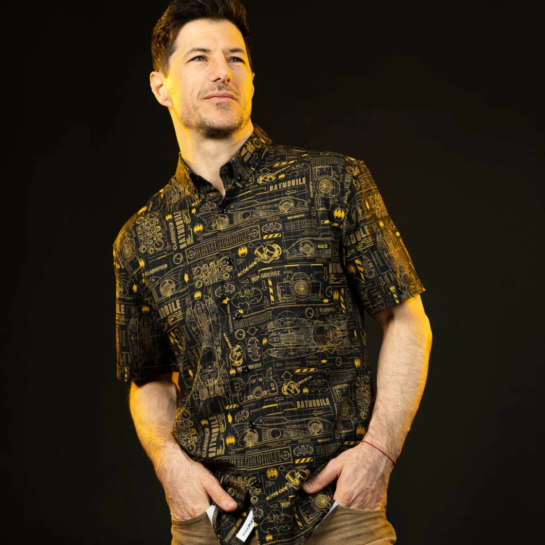Dc|Batman|Batman ™ 85th Anniversary "Property of Wayne Enterprises" – KUNUFLEX Short Sleeve Shirt