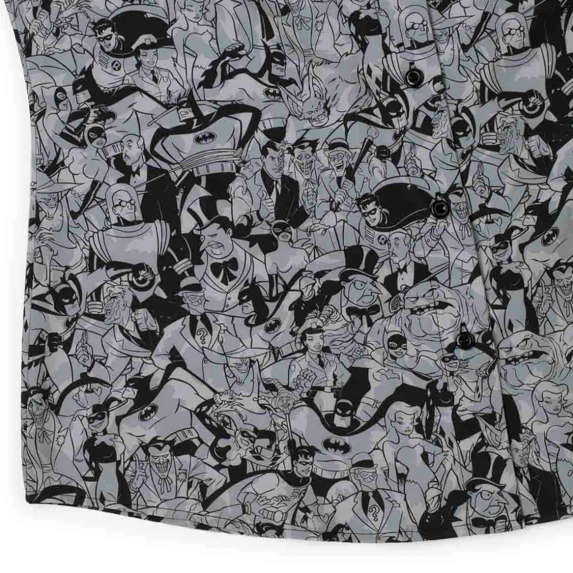 Dc|Batman|Batman : The Animated Series "Bat Noir" – Women's KUNUFLEX Short Sleeve Shirt