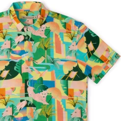 Short Sleeve Shirts|Bamboo|RSVLTS Big Cat Cabana – Bamboo Short Sleeve Shirt