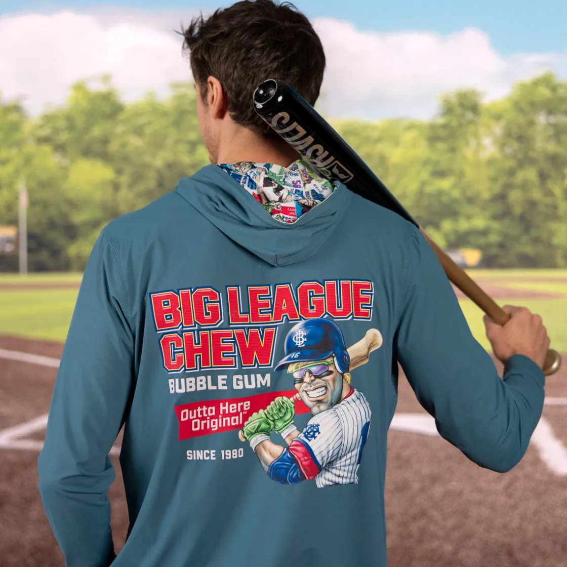 Big League Chew|Baseball|Big League Chew "Outta Here Original" – Performance Hoodie