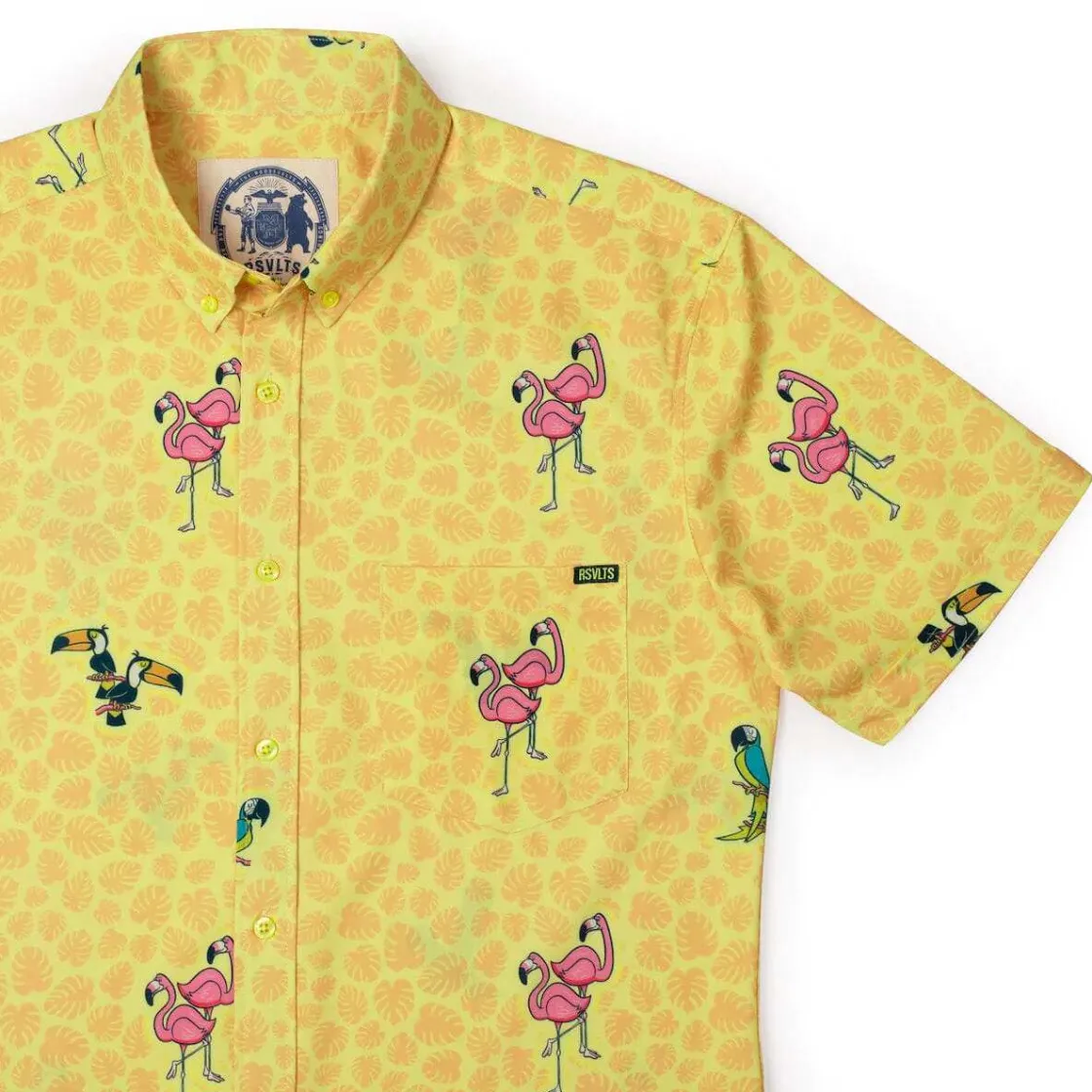 Short Sleeve Shirts|Short Sleeves|RSVLTS Bird’s the Word – KUNUFLEX Short Sleeve Shirt