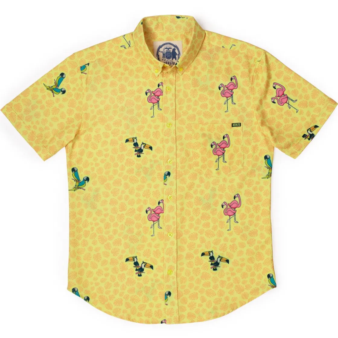 Short Sleeve Shirts|Short Sleeves|RSVLTS Bird’s the Word – KUNUFLEX Short Sleeve Shirt