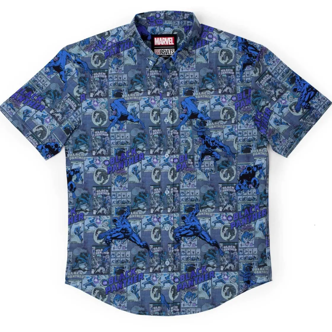 Marvel|Marvel|Marvel Black Panther "Panther Power" – KUNUFLEX Short Sleeve Shirt