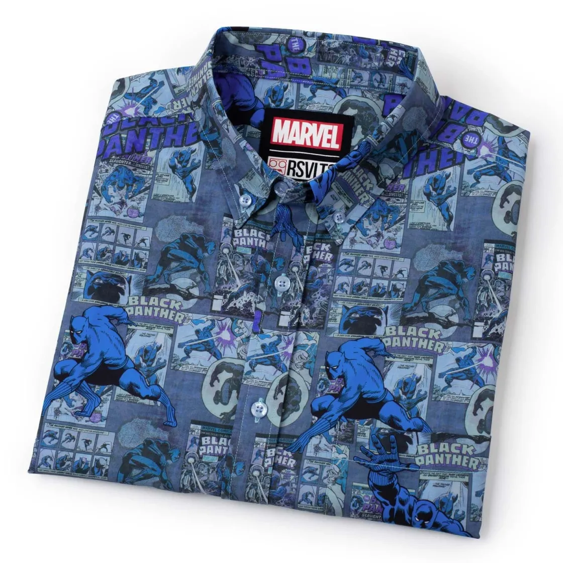 Marvel|Marvel|Marvel Black Panther "Panther Power" – KUNUFLEX Short Sleeve Shirt