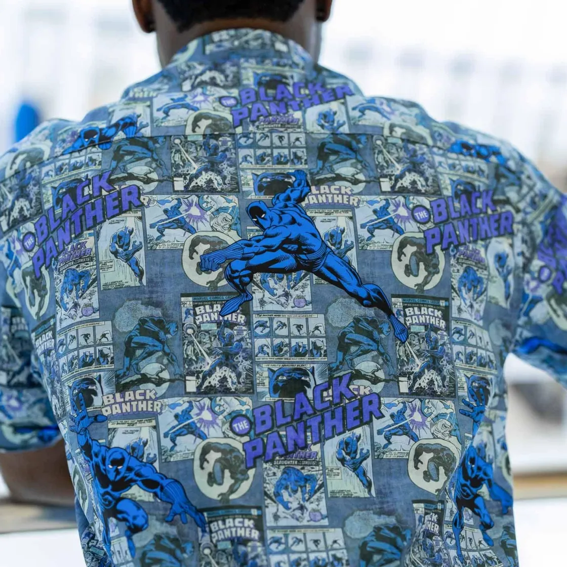 Marvel|Marvel|Marvel Black Panther "Panther Power" – KUNUFLEX Short Sleeve Shirt