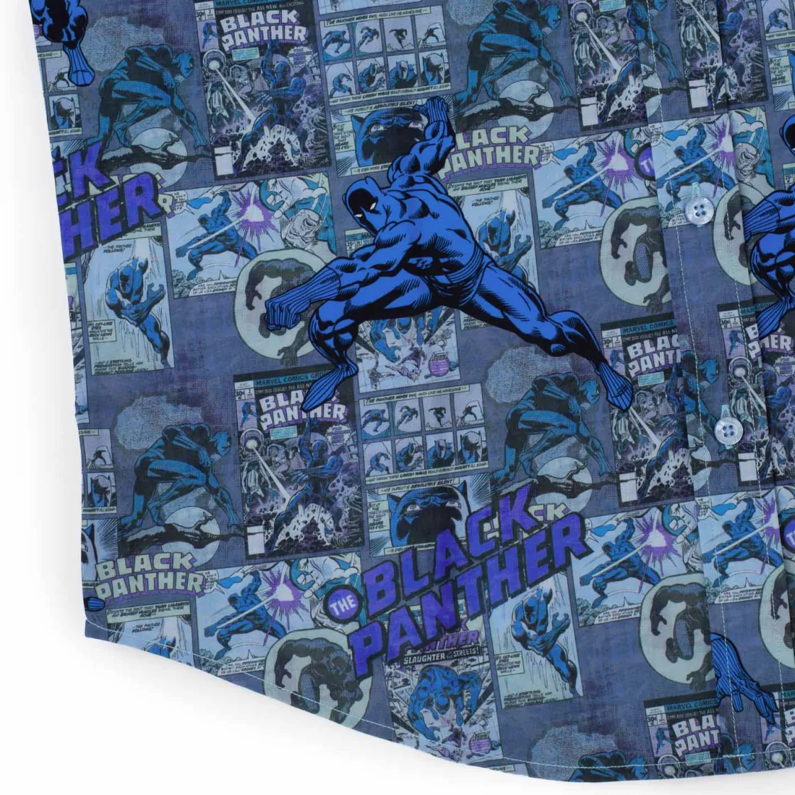 Marvel|Marvel|Marvel Black Panther "Panther Power" – KUNUFLEX Short Sleeve Shirt