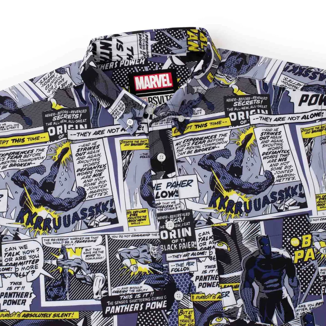 Marvel|Marvel|Marvel Black Panther "The Panther Follows" – KUNUFLEX Short Sleeve Shirt