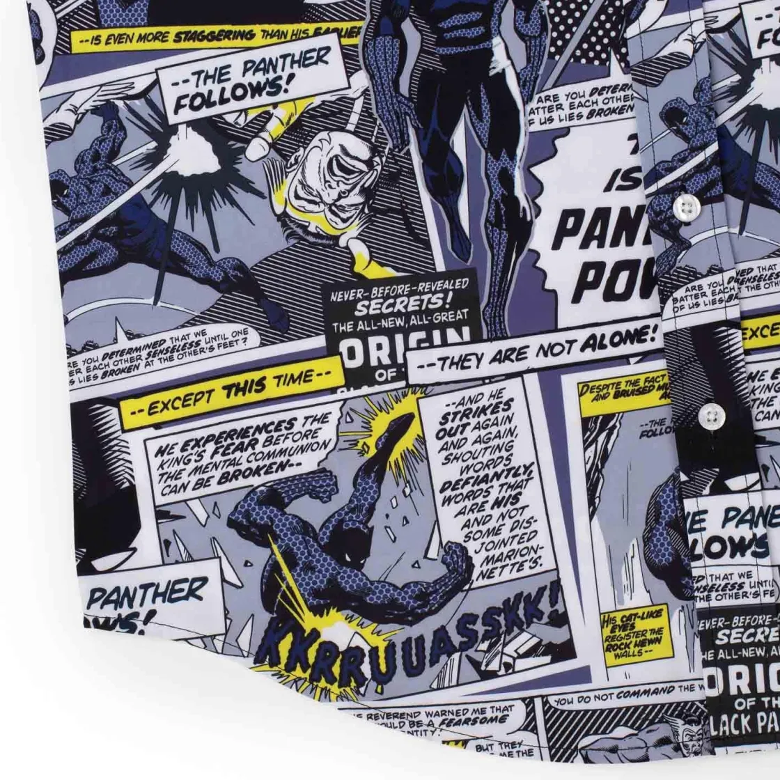 Marvel|Marvel|Marvel Black Panther "The Panther Follows" – KUNUFLEX Short Sleeve Shirt