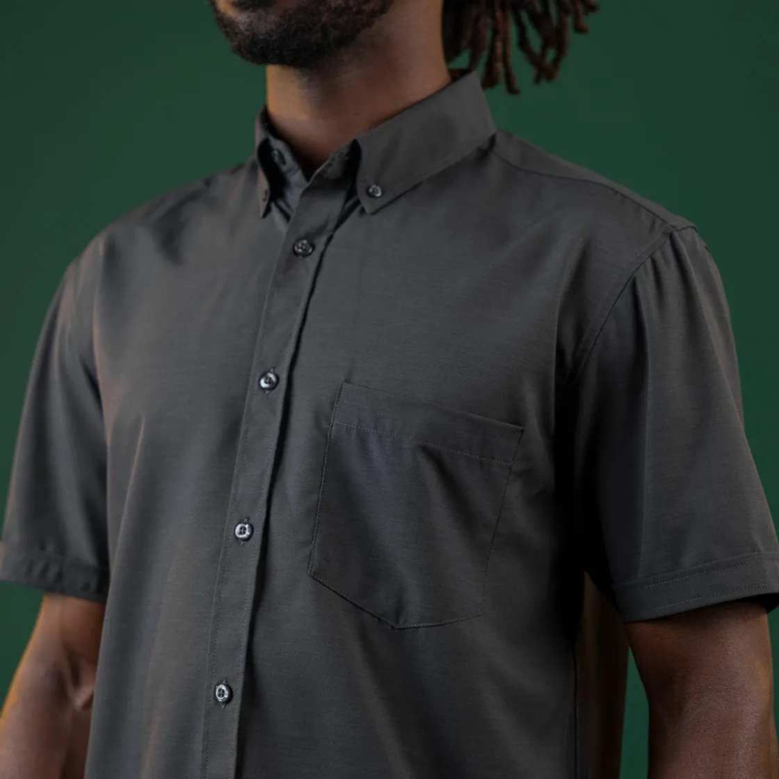 Short Sleeve Shirts|Short Sleeves|RSVLTS Blackened Pearl – KUNUFLEX Short Sleeve Shirt
