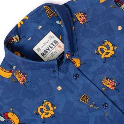 Short Sleeve Shirts|Baseball|RSVLTS Bleacher Bites – KUNUFLEX Short Sleeve Shirt
