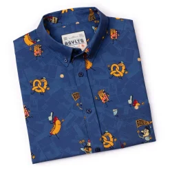 Short Sleeve Shirts|Baseball|RSVLTS Bleacher Bites – KUNUFLEX Short Sleeve Shirt