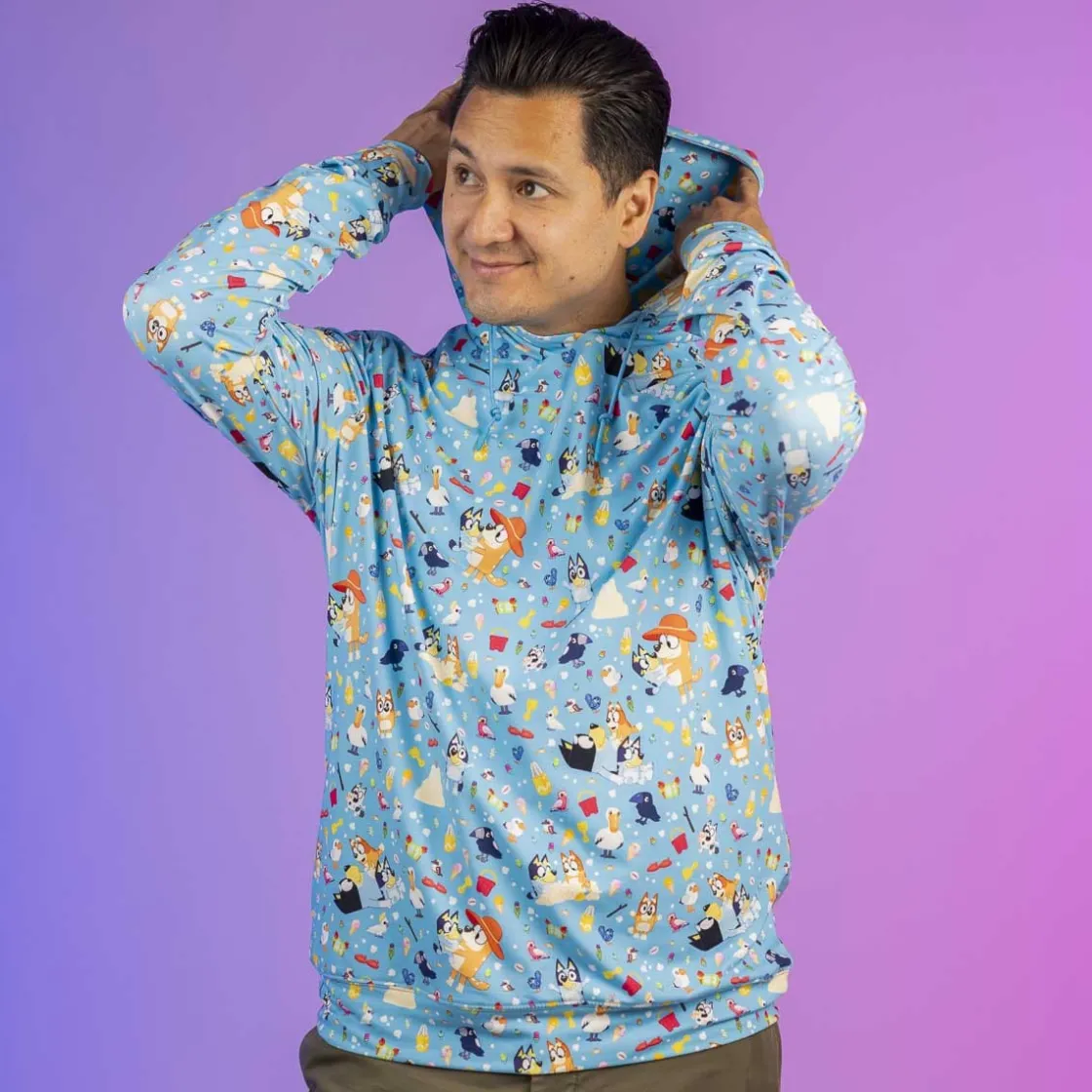 Bluey|Outerwear|Bluey "Beach Day" – Performance Hoodie