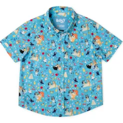 Bluey|Preschool (2t-5t)|Bluey "Beach Day" – Preschooler KUNUFLEX Short Sleeve Shirt