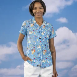 Bluey|Bluey "Beach Day" – Women's KUNUFLEX Short Sleeve Shirt