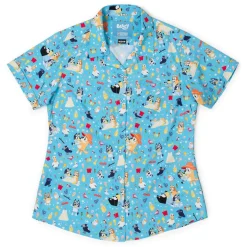 Bluey|Bluey "Beach Day" – Women's KUNUFLEX Short Sleeve Shirt