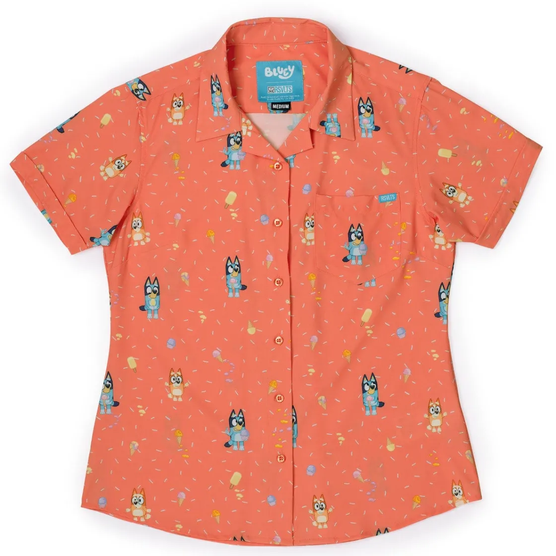 Bluey|Bluey "Don't Let It Melt" – Women's KUNUFLEX Short Sleeve Shirt